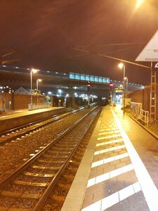 Der leere Bahnhof Hagsfeld